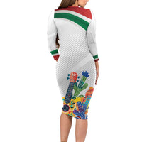 Gulf Of Mexico Since 1569 Family Matching Long Sleeve Bodycon Dress and Hawaiian Shirt Golfo De Mexico The One and Only LT17