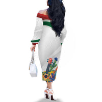 Gulf Of Mexico Since 1569 Family Matching Off The Shoulder Long Sleeve Dress and Hawaiian Shirt Golfo De Mexico The One and Only LT17