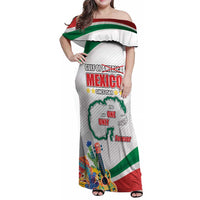 Gulf Of Mexico Since 1569 Family Matching Off Shoulder Maxi Dress and Hawaiian Shirt Golfo De Mexico The One and Only LT17