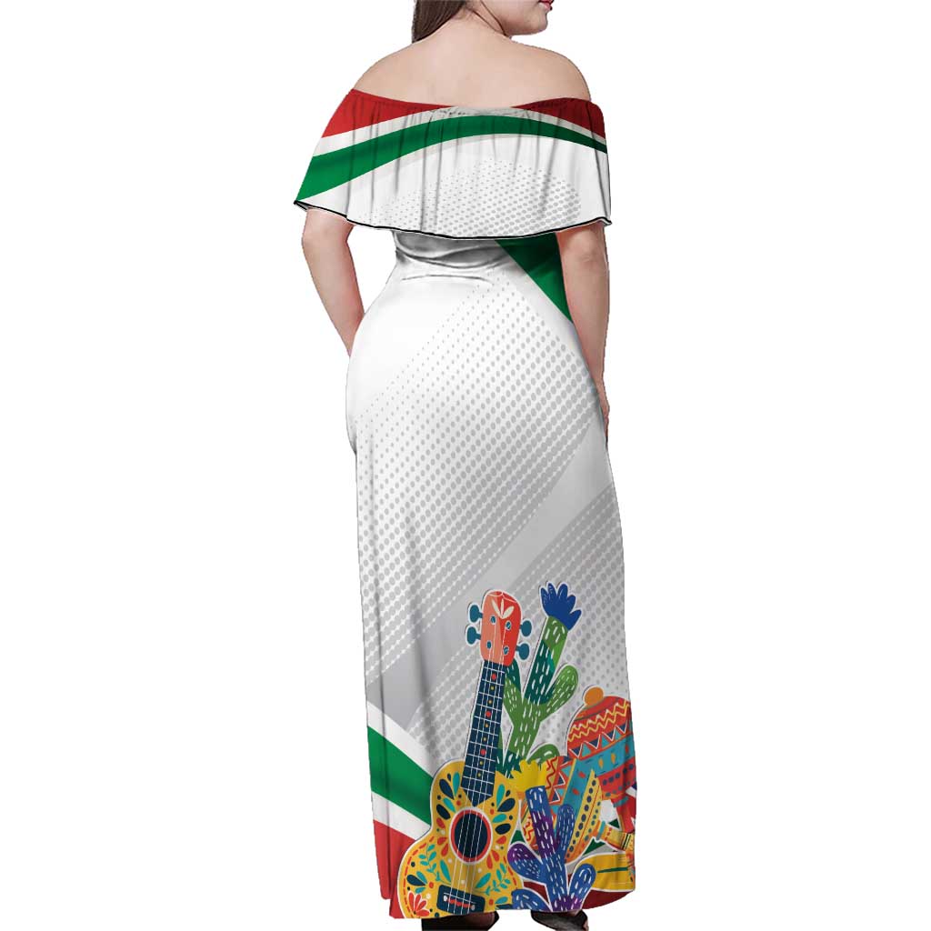 Gulf Of Mexico Since 1569 Family Matching Off Shoulder Maxi Dress and Hawaiian Shirt Golfo De Mexico The One and Only LT17