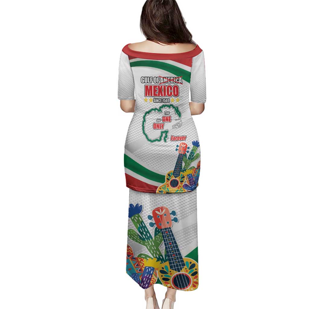 Gulf Of Mexico Since 1569 Family Matching Puletasi and Hawaiian Shirt Golfo De Mexico The One and Only LT17