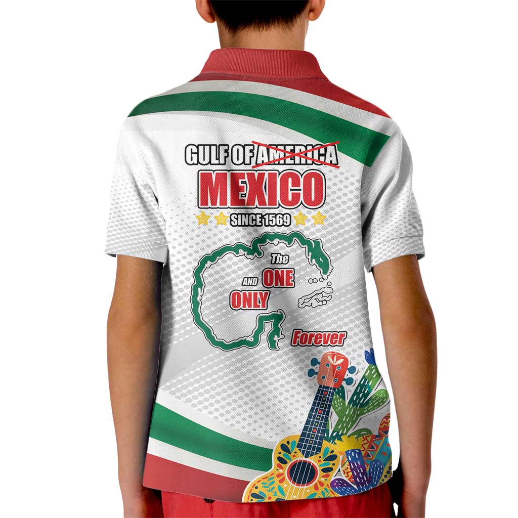 Gulf Of Mexico Since 1569 Kid Polo Shirt Golfo De Mexico The One and Only LT17