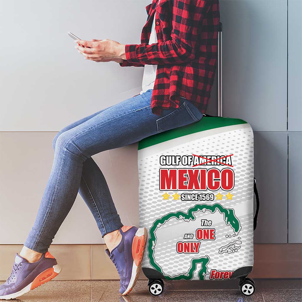Gulf Of Mexico Since 1569 Luggage Cover Golfo De Mexico The One and Only