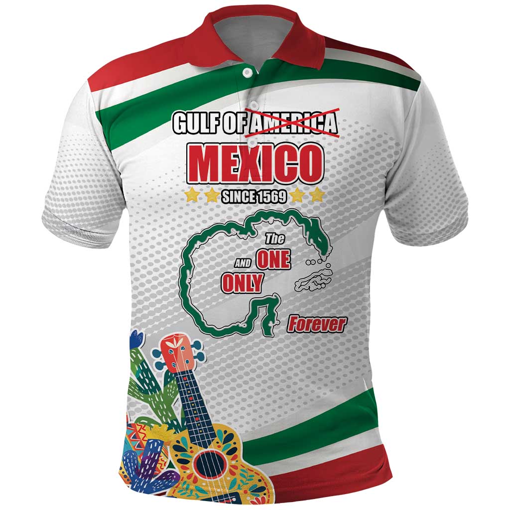 Gulf Of Mexico Since 1569 Polo Shirt Golfo De Mexico The One and Only LT17