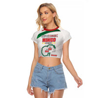 Gulf Of Mexico Since 1569 Raglan Cropped T Shirt Golfo De Mexico The One and Only LT17