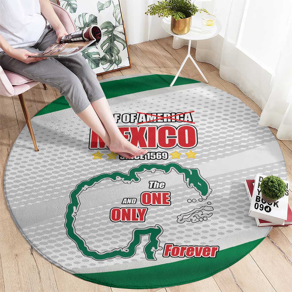 Gulf Of Mexico Since 1569 Round Carpet Golfo De Mexico The One and Only