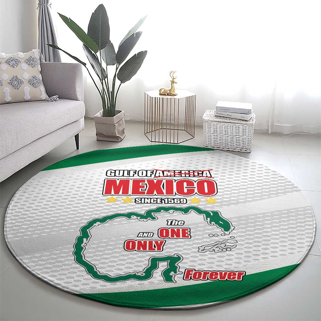 Gulf Of Mexico Since 1569 Round Carpet Golfo De Mexico The One and Only