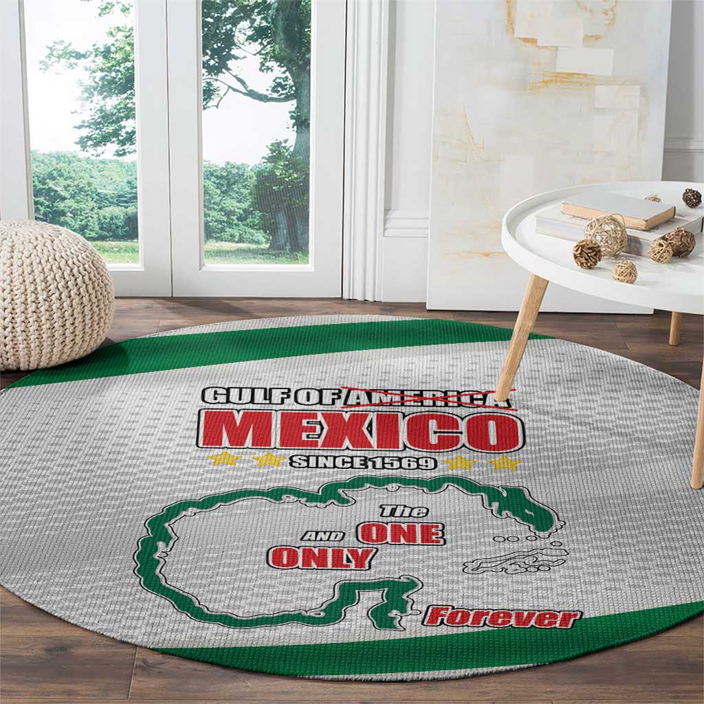 Gulf Of Mexico Since 1569 Round Carpet Golfo De Mexico The One and Only