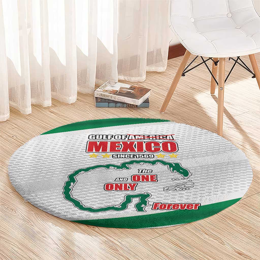 Gulf Of Mexico Since 1569 Round Carpet Golfo De Mexico The One and Only