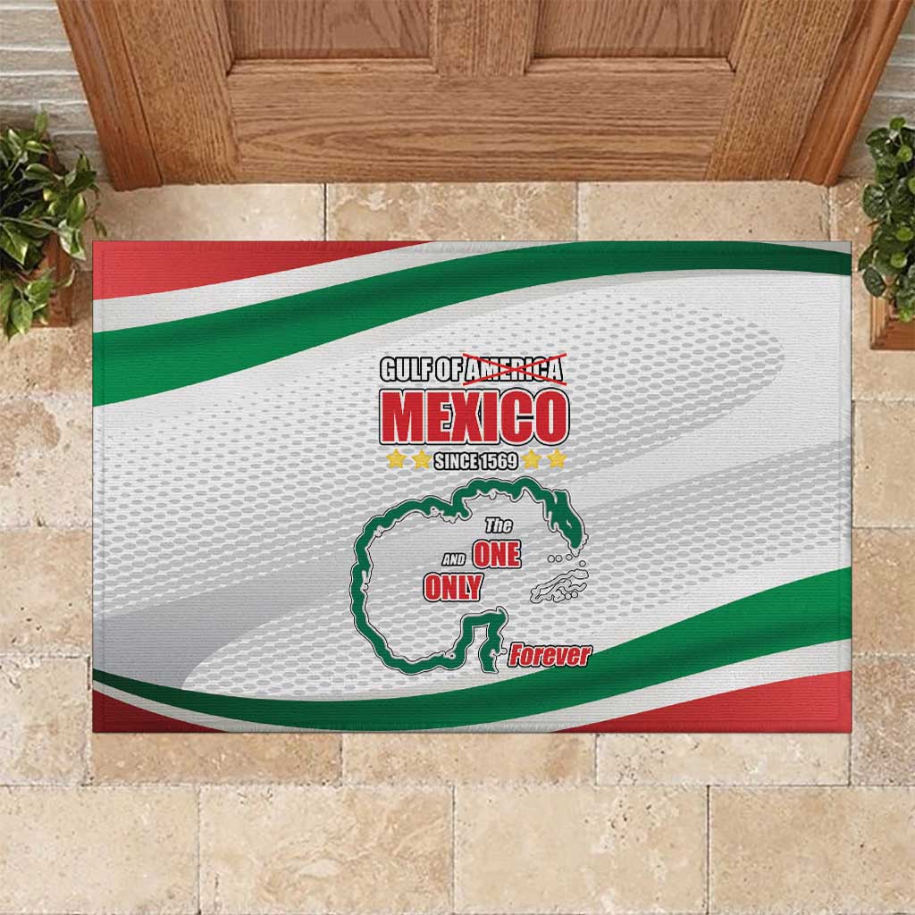 Gulf Of Mexico Since 1569 Rubber Doormat Golfo De Mexico The One and Only