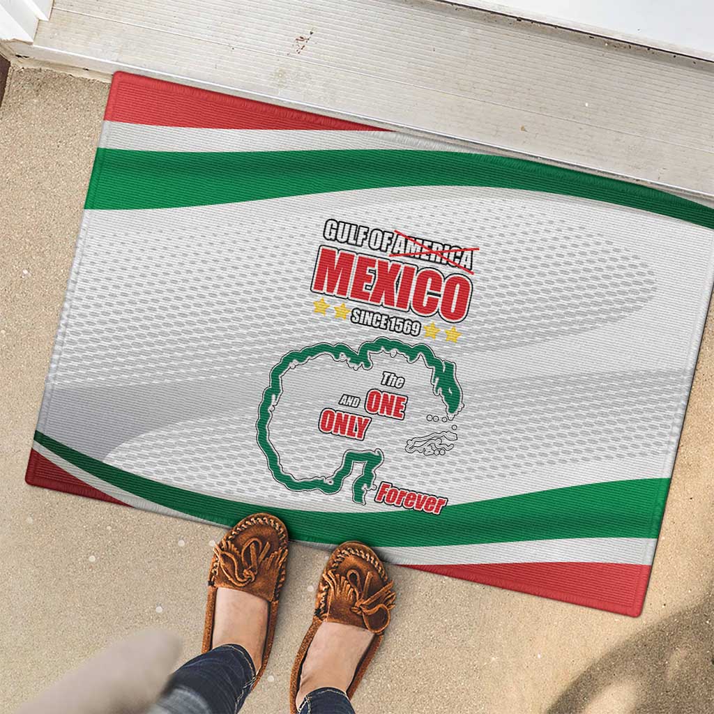 Gulf Of Mexico Since 1569 Rubber Doormat Golfo De Mexico The One and Only
