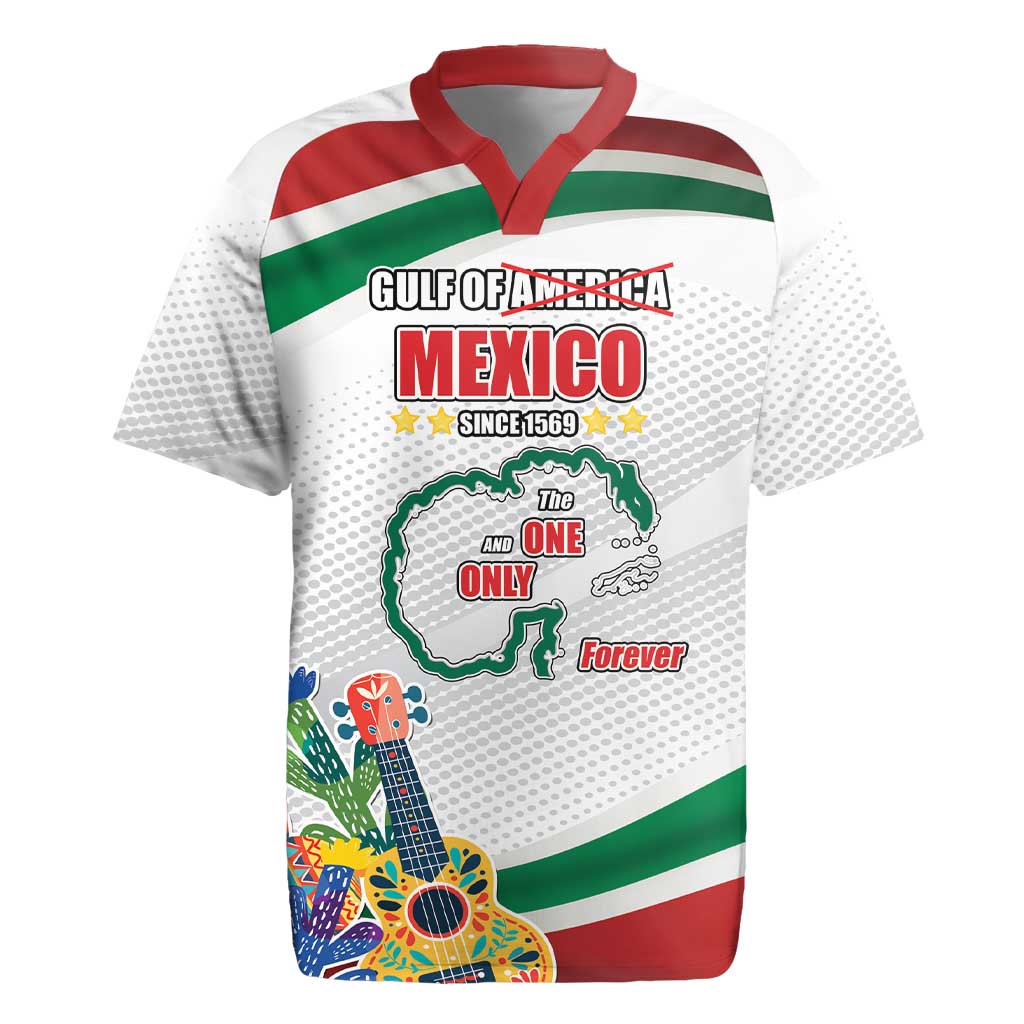 Gulf Of Mexico Since 1569 Rugby Jersey Golfo De Mexico The One and Only LT17