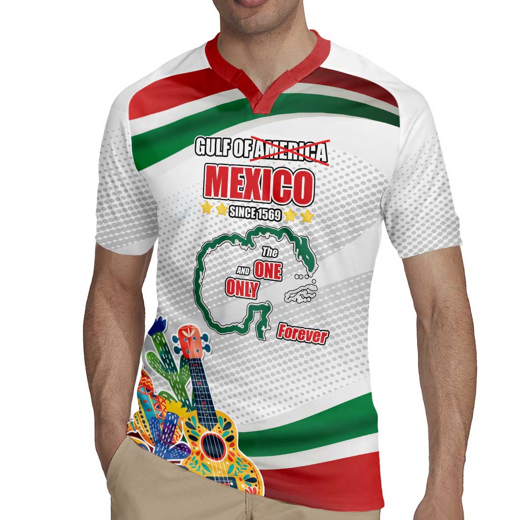 Gulf Of Mexico Since 1569 Rugby Jersey Golfo De Mexico The One and Only LT17
