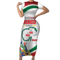 Gulf Of Mexico Since 1569 Short Sleeve Bodycon Dress Golfo De Mexico The One and Only LT17
