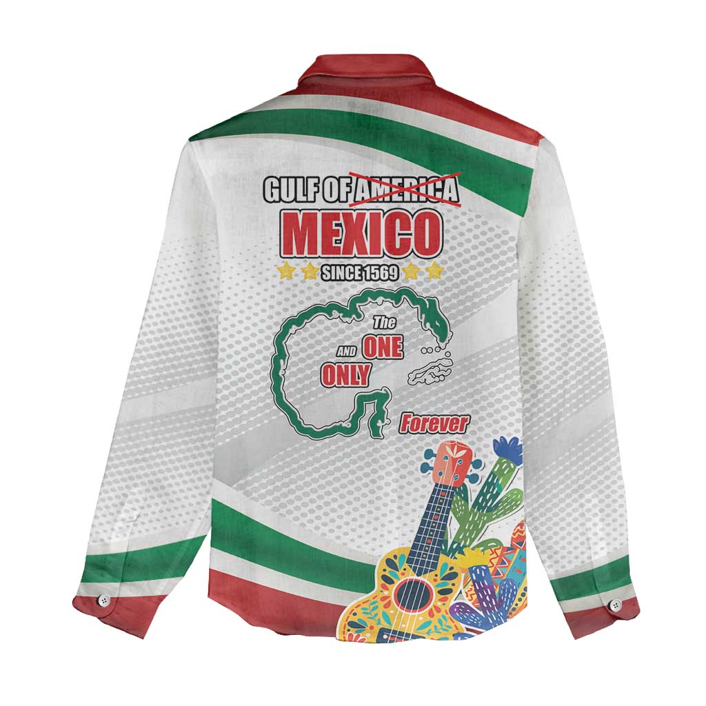 Gulf Of Mexico Since 1569 Women Casual Shirt Golfo De Mexico The One and Only LT17