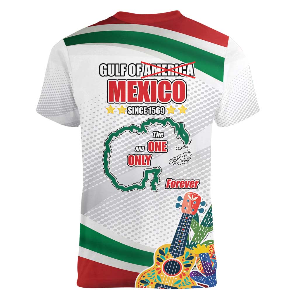 Gulf Of Mexico Since 1569 Women V-Neck T-Shirt Golfo De Mexico The One and Only LT17