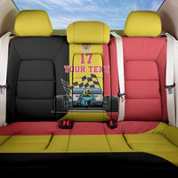 Custom Belgium Formula One Back Car Seat Cover Motorsport with Flag F1 World Championship