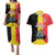 Custom Belgium Formula One Couples Matching Puletasi and Hawaiian Shirt Motorsport with Flag F1 World Championship