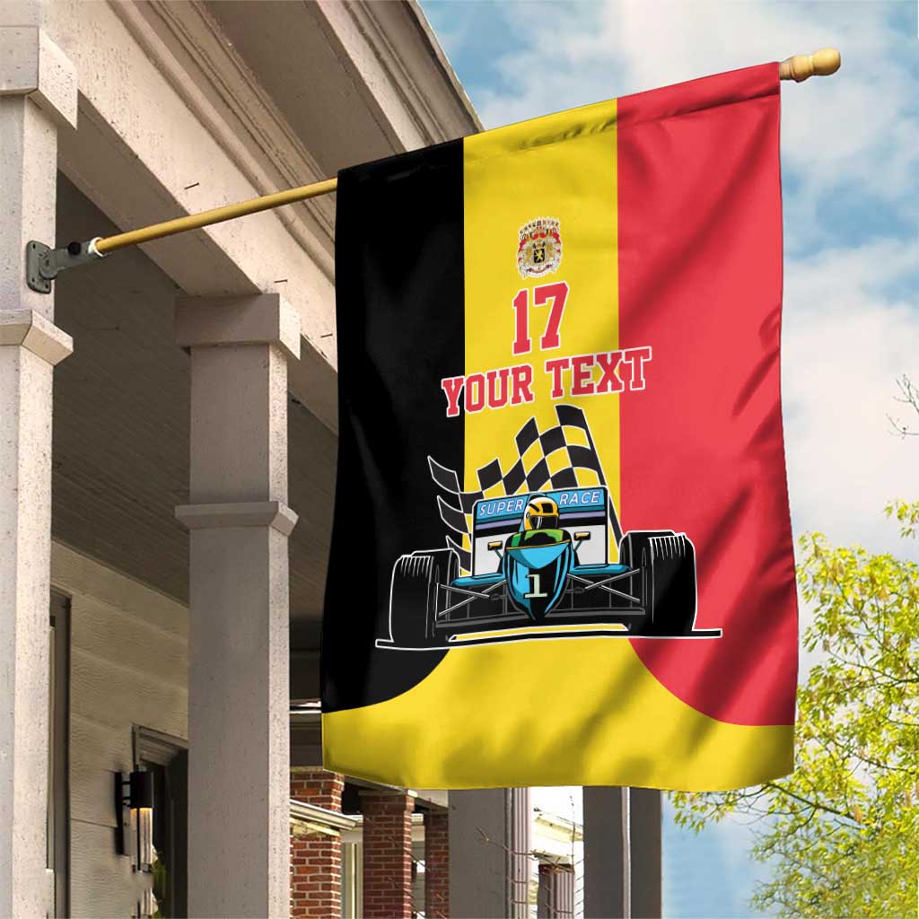 Custom Belgium Formula One Garden Flag Motorsport with Flag F1 World Championship