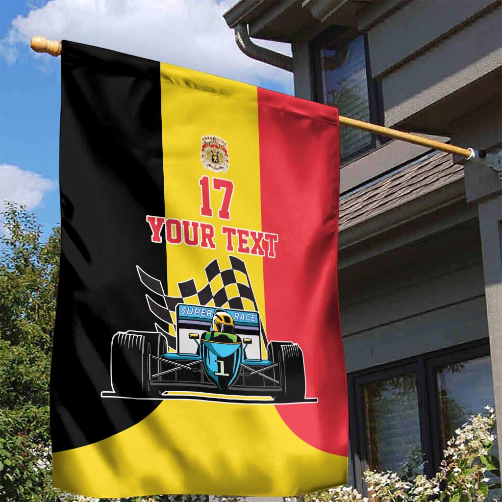 Custom Belgium Formula One Garden Flag Motorsport with Flag F1 World Championship