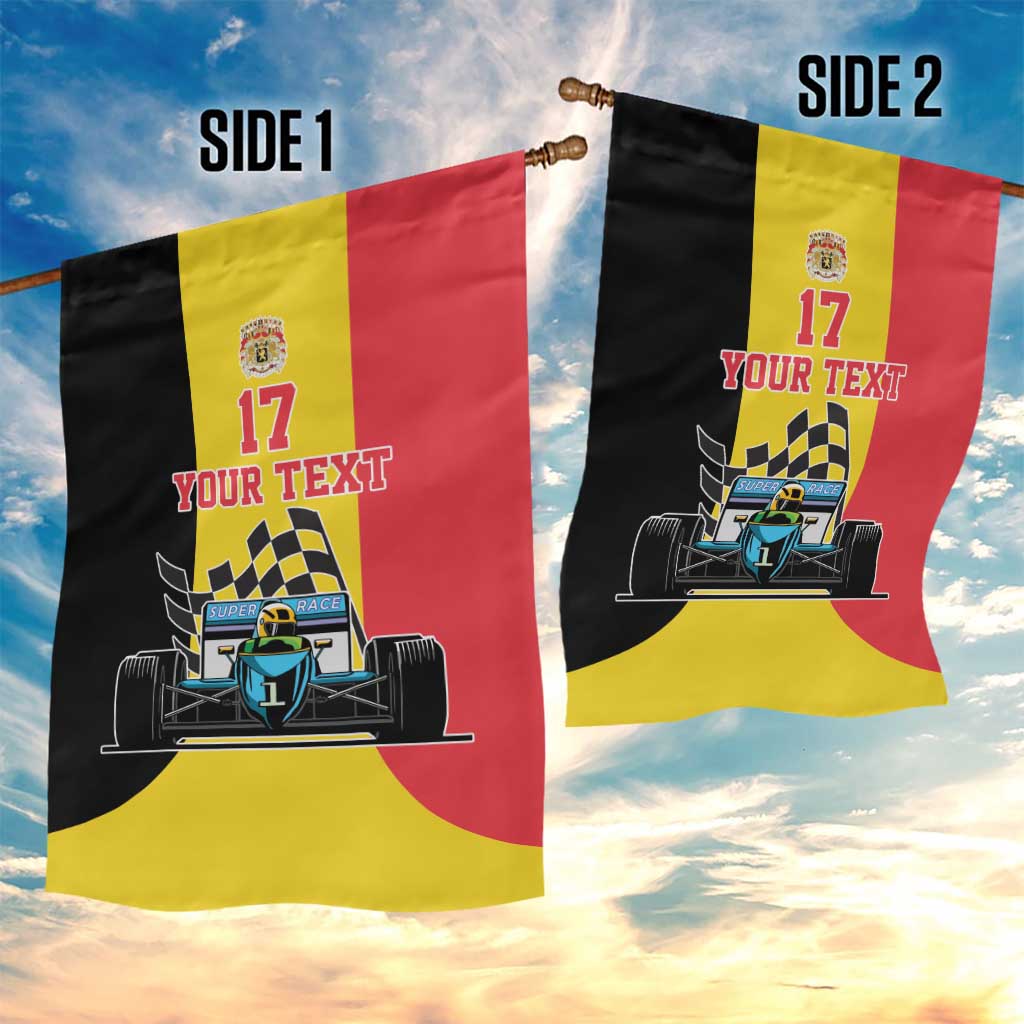 Custom Belgium Formula One Garden Flag Motorsport with Flag F1 World Championship