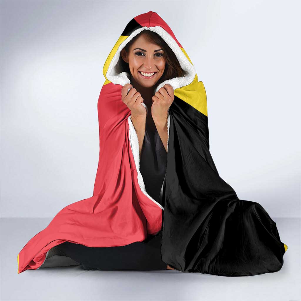 Custom Belgium Formula One Hooded Blanket Motorsport with Flag F1 World Championship