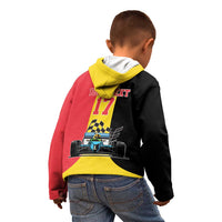 Custom Belgium Formula One Kid Hoodie Motorsport with Flag F1 World Championship