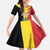 Custom Belgium Formula One Kid Short Sleeve Dress Motorsport with Flag F1 World Championship