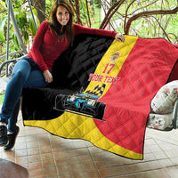 Custom Belgium Formula One Quilt Motorsport with Flag F1 World Championship