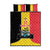 Custom Belgium Formula One Quilt Bed Set Motorsport with Flag F1 World Championship