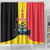 Custom Belgium Formula One Shower Curtain Motorsport with Flag F1 World Championship