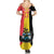 Custom Belgium Formula One Summer Maxi Dress Motorsport with Flag F1 World Championship