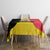 Custom Belgium Formula One Tablecloth Motorsport with Flag F1 World Championship