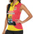 Custom Belgium Formula One Women Sleeveless Polo Shirt Motorsport with Flag F1 World Championship