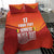 Custom Belgium Tennis Champions Bedding Set Winners Never Quit with A Crowned Lion