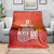 Custom Belgium Tennis Champions Blanket Winners Never Quit with A Crowned Lion