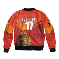 Custom Belgium Tennis Champions Bomber Jacket Winners Never Quit with A Crowned Lion