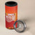 Custom Belgium Tennis Champions 4 in 1 Can Cooler Tumbler Winners Never Quit with A Crowned Lion