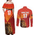 Custom Belgium Tennis Champions Couples Matching Off Shoulder Maxi Dress and Long Sleeve Button Shirt Winners Never Quit with A Crowned Lion