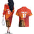 Custom Belgium Tennis Champions Couples Matching Off The Shoulder Long Sleeve Dress and Hawaiian Shirt Winners Never Quit with A Crowned Lion