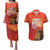 Custom Belgium Tennis Champions Couples Matching Puletasi and Hawaiian Shirt Winners Never Quit with A Crowned Lion