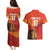Custom Belgium Tennis Champions Couples Matching Puletasi and Hawaiian Shirt Winners Never Quit with A Crowned Lion