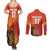 Custom Belgium Tennis Champions Couples Matching Summer Maxi Dress and Long Sleeve Button Shirt Winners Never Quit with A Crowned Lion