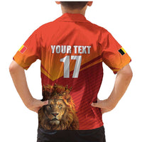 Custom Belgium Tennis Champions Family Matching Mermaid Dress and Hawaiian Shirt Winners Never Quit with A Crowned Lion