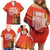 Custom Belgium Tennis Champions Family Matching Off Shoulder Short Dress and Hawaiian Shirt Winners Never Quit with A Crowned Lion