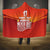 Custom Belgium Tennis Champions Hooded Blanket Winners Never Quit with A Crowned Lion