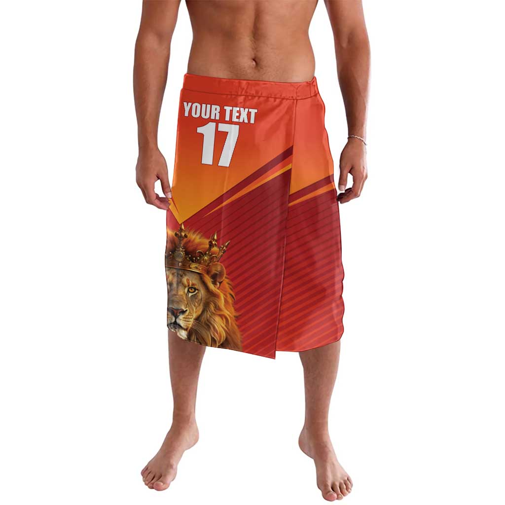 Custom Belgium Tennis Champions Lavalava Winners Never Quit with A Crowned Lion