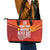 Custom Belgium Tennis Champions Leather Tote Bag Winners Never Quit with A Crowned Lion