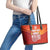 Custom Belgium Tennis Champions Leather Tote Bag Winners Never Quit with A Crowned Lion