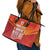 Custom Belgium Tennis Champions Leather Tote Bag Winners Never Quit with A Crowned Lion